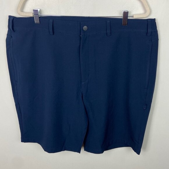 NEW Mack Weldon Performance Technical Shorts True Navy Blue Flex Size XXL Radius - Picture 15 of 16